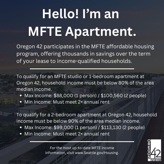 MFTE 1 Bedroom F 320 floor plan